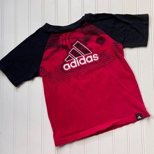 •Adidas• Badge of Sport graphic tee